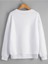 Beyaz Tüy Baskılı Sweatshirt 3iplik 2
