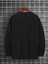 Siyah Chicago Baskılı Oversize Sweatshirt 2