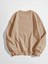 Kadın Paris Yazılı Bej Sweatshirt 3 Iplik 2