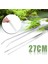 Düz Stil 27CM Akvaryum Canlı Tank Düz Eğri Bitki Cımbızı Uzun Maşa Paslanmaz Çelik Tank Cımbızı Temizleme Kelepçe Aracı (Yurt Dışından) 2