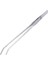 Düz Stil 27CM Akvaryum Canlı Tank Düz Eğri Bitki Cımbızı Uzun Maşa Paslanmaz Çelik Tank Cımbızı Temizleme Kelepçe Aracı (Yurt Dışından) 5