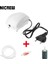 Hava Pompası Tarzı 220V Ab Fişi Nıcrew Akvaryum Hava Pompası Balık Tankı Mini Kompresör Tek Çıkışlı Kontrol Vanası Tüp Su Ürünleri 110V 220V 2.5W (Yurt Dışından) 2