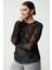 Larassebb Kadın Büyük Beden Siyah Büyük Beden Bluz 3