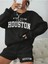 Şortlu Eşofman Takım Sweatshirt Alt Üst Takım Beyaz Oversize Bisiklet Yaka 2