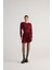 Beli Korse Görünümlü Vatkalı Mini Jade Elbise Bordo 2