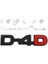 Siyah D-4d Toyota Corolla Rav4 Camry Crown Prıus Reız Vıos Hıghlander Prado Corolla Tundra Için D4D D-4d Logo Araba Sticker Amblemi Rozeti Decal (Yurt Dışından) 5