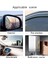 2 Adet 150MMX100MM Araba Yan Ayna Sticker Yağmur Geçirmez Su Geçirmez Anti-Sis Film Yuvarlak Kare Evrensel Motosiklet Ayna Parlamayı Önleyici Film (Yurt Dışından) 5