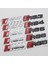 Rs6 Stili Için Kırmızı Siyah Audi Rs3 Rs4 Rs5 Rs6 Rs7 Rs8 A4L A6L A3 A5 Aar Bagaj Sticker Araba Sticker Etiketi (Yurt Dışından) 2