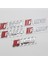 Rs6 Stili Için Kırmızı Siyah Audi Rs3 Rs4 Rs5 Rs6 Rs7 Rs8 A4L A6L A3 A5 Aar Bagaj Sticker Araba Sticker Etiketi (Yurt Dışından) 3