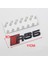 Rs6 Stili Için Kırmızı Siyah Audi Rs3 Rs4 Rs5 Rs6 Rs7 Rs8 A4L A6L A3 A5 Aar Bagaj Sticker Araba Sticker Etiketi (Yurt Dışından) 4