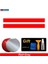 Kırmızı ve Gri Mını Cooper R55 R56 R57 R58 R59 R60 R50 R52 R53 F54 F55 F56 F60 Için Araba Kaput Etiketi Motor Kapağı Ralli Çizgisi Sticker (Yurt Dışından) 1