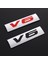 Turuncu 3D Metal V6 V8 Araba Sticker Amblemi Etiket Bmw Audi Ford Focus Honda Toyota Suzuki Skoda Kıa Nissan Mercedes Lexus Volvo (Yurt Dışından) 4
