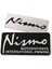 Gümüş Nismo Nissan Nismo Logo Almera Tiida Sunny Qashqaı March Lıvına Teana Skyline Juke X-Traı Not Için Araba Sticker Araç Rozeti Etiketi (Yurt Dışından) 2