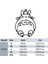 Beyaz Stil Beden Xl Çizgi Film Totoro Araba Sticker Vinil Decal Arka Görüş Aynası Araba Baş Motor Kapağı Pencereler Dekorasyon (Yurt Dışından) 1
