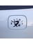 Beyaz 1 Adet Komik Araba Sticker Yakıt Tankı Gösterge Yansıtıcı Araba Sticker Çıkartma Otomobil Motosiklet Aksesuarı Çıkartma (Yurt Dışından) 4