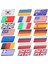 Uk2 Isveç Yunanistan Portekiz Rusya Ingiltere Abd Italya Fransa Almanya Ispanya Ulusal Bayrak Amblemi Araç Stickerları Otomobil Kapıları Pencereler Bagajlar Için (Yurt Dışından) 4