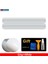 Gri ve Beyaz Mını Cooper R55 R56 R57 R58 R59 R60 R50 R52 R53 F54 F55 F56 F60 Için Araba Kaput Etiketi Motor Kapağı Ralli Çizgisi Sticker (Yurt Dışından) 1