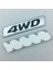 Kırmızı 4 Honda Crv Accord Civic Suzuki Grand Vitara Swift Sx4 Için 1x 3D Mat Metal Sticker 4WD Amblemi 4x4 Rozeti Araba Stili (Yurt Dışından) 4