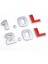 2.4l Metal 3D L Oto Araba Rozeti Sticker Arka Bagaj ve Çıkartma Audi A3 A4 A5 A6 A7 Bmw Honda Için (Yurt Dışından) 4