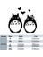 Beyaz Stil Büyük Beden Çizgi Film Totoro Araba Sticker Vinil Decal Arka Görüş Aynası Araba Baş Motor Kapağı Pencereler Dekorasyon (Yurt Dışından) 1