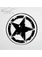 13X13CM Tarzı Siyah Kırık Beş Köşeli Yıldız Araba Stickerları Eğlenceli Yaratıcı Süsleme Için Kask Yakıt Deposu Kapağı Oto Tuning Stil Viniller D50 (Yurt Dışından) 2