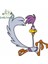 Stil F Road Runner Kamyonet Araba Sticker Dıy Kapatma Çizik Gövde Için Yaratıcı Su Geçirmez Pencere Çıkartması 13CM x 9.1cm (Yurt Dışından) 1