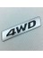 Siyah 4 Honda Crv Accord Civic Suzuki Grand Vitara Swift Sx4 Için 1x 3D Mat Metal Sticker 4WD Amblemi 4x4 Rozeti Araba Stili (Yurt Dışından) 1