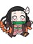 10CM Yapışkan Demon Slayer Sevimli Komik Anime Araba Sticker Çıkartma Su Geçirmez Motosiklet Off-Road Laptop Pencere Duvar Bagaj Gitar Vinil (Yurt Dışından) 1