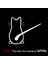 Kırmızı Araba Sticker Sanat Tasarımı Komik Kedi Araba Gövde Cam Arka Cam Otomatik Süsleme Çıkartmaları 11CM*23CM (Yurt Dışından) 4