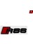 Mor Audi Rs4 Rs5 Rs6 Araç Stili Metal Araba Sticker Rozeti Amblem 3D Metal Araba Sticker Logo Oto Aksesuarları Modifiye (Yurt Dışından) 1