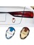 M-06 3D Alaşım Metal Kask Amblem Maskesi Rozeti Yaratıcı Araba Sticker Süsleme Aksesuarları Çıkartması Audı Bmw Vw Fıat Kıa Demir Adam (Yurt Dışından) 5