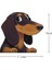 Stil 12 Araç Sticker Yansıtıcı Sevimli Köpek Vinil Sticker Bulldog Shar Pei Sarılmış Köpek Sevimli Stil Yaratıcı Stickerlar Için Cam Ön Camına (Yurt Dışından) 5