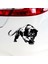 Siyah 19.5*13.6cm Alevli Vahşi Panter Avlanıyor Araba Sticker 3D Komik Sticker Arka Cam Vinil Araba Tasarımı Siyahbeyaz (Yurt Dışından) 4