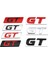 Kırmızı Peugeot Hyundai Gt Bmw X6 X5 Kıa Forte Optima Picanto Stinger Renault Ford Focus Mondeo Için Gt Araba Sticker Rozeti Amblem Çıkartmaları (Yurt Dışından) 2