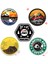 20CM x 20CM Komik Yarış Kask Stickerları Kamp Günü Yarış Stickerları Pvc Vinil Etiketler Motosiklet Araba Stickerları Laptop Karavan Duvar Stickerları (Yurt Dışından) 2