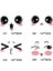 Yeşil Yansıtıcı Sevimli Gülümseme Araba Sticker Arka Görüş Aynası Gülümseyen Göz Yüz Sticker Çıkartma Yaratıcı Sevimli Komik Araba Sticker Su Geçirmez (Yurt Dışından) 3