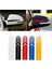 Siyah Araba Sticker Solmazlık Renkli Çizgi Araba Sticker Yarış Strde Arka Görüş Aynası Dekor Sticker Araba Evrensel (Yurt Dışından) 2