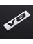 Sarı 3D Metal V6 V8 Araba Sticker Amblemi Etiket Bmw Audi Ford Focus Honda Toyota Suzuki Skoda Kıa Nissan Mercedes Lexus Volvo (Yurt Dışından) 1