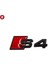 Açık Mavi Audi Rs4 Rs5 Rs6 Araç Stili Metal Araba Sticker Rozeti Amblem 3D Metal Araba Sticker Logo Oto Aksesuarları Modifiye (Yurt Dışından) 1