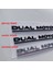 Parlak Siyah Altı Tesla Model 3 Araba Stil Yeniden Düzenleme Yüksek Performans Bagaj Rozeti Sticker Krom Siyah Çift Motor Altı Çizili Harfler Amblemi (Yurt Dışından) 3