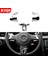 3 Adet 369 Saat Volkswagen Vw Golf 6 Mk6 Polo Jetta Mk Polo Bora Direksiyon Tekerlek Krom Trim Süs Kapak Sticker - (Yurt Dışından) 2