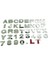 6 Veya 9 Tarzı 45MM Araba ve Motosikletler Için Su Geçirmez Metal Harf ve Rakam Sticker Çıkartmaları (Yurt Dışından) 3