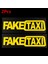 2 Adet Sarı Komik Sahte Taksi Araba Otomatik Sticker Faketaxi Etiket Amblem Kendinden Yapışkanlı Vinil Evrensel Bmw Ford Toyota Vw Honda Kia Opel Kia Için (Yurt Dışından) 1