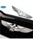 Gümüş Rengi Kişiselleştirilmiş 3D Araba Sticker Metal Kartal Araba Sticker Rozeti Dekorasyon Stickerları Evrensel Çoğu Otomobil Için Vücut Yan Işareti (Yurt Dışından) 2