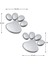 Kırmızı Araba Sticker Şık Tasarım Pati 3D Hayvan Köpek Kedi Ayı Ayak Izi Ayak Izi Çıkartması Gümüş Altın Oto Aksesuarları (Yurt Dışından) 5