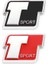 Beyaz Toyota Rav4 Corolla Prado Tundra Highlander Hiace Venza Camry Için Arka Bagaj Yapışkanı T Sport Sticker Amblemi Rozeti Aufkleber. (Yurt Dışından) 2