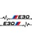E30 Siyah Aliauto 2 Adet Araba Arka Görüş Aynası Sticker ve Decal Aksesuarları Bmw E30 E34 E36 E39 E46 E60 E61 E87 E90 E83 F10 F20 F21 F30 F35 Için (Yurt Dışından) 1