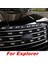 Mat Siyah Ford Explorer Aksesuarları Için Araba Krom Kaput Amblemi 3D Logo Alfabe Sticker - Araba Stil ve Aksesuarları Için. (Yurt Dışından) 2