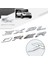 Mat Siyah Ford Explorer Aksesuarları Için Araba Krom Kaput Amblemi 3D Logo Alfabe Sticker - Araba Stil ve Aksesuarları Için. (Yurt Dışından) 4
