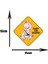 Yansıtıcı Olmayan Stil Stil-J Baby On Board Pvc Araba Stickerları Tuning Karikatür Pencere Çıkartmaları Otomobil Süslemesi Kişiselleştirilmiş Bomba Süsü, 15CM*14CM (Yurt Dışından) 1